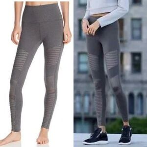 Alo Yoga Moto Grey Leggings